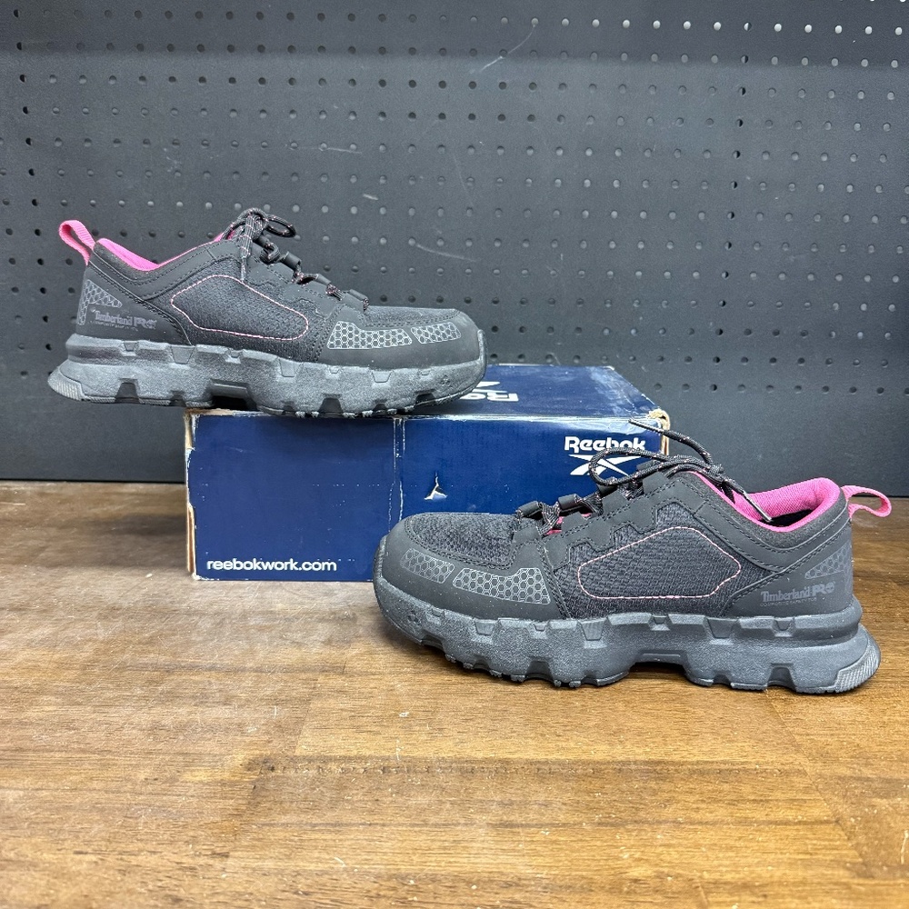 New W/ Box! Women's Timberland Pro Powertrain EV Composite Safety Toe Size 8